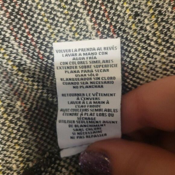 Ruby Rd Long Sleeve Wrap Around 100% Cotton Front Knit Cardigan Multicolor Women - Picture 8 of 8